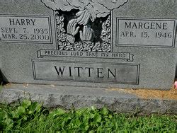 Harry Witten Find A Grave Memorial