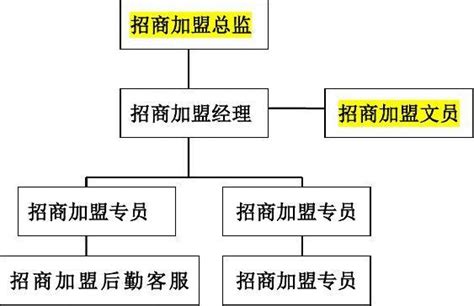 招商部组织架构及岗位职责说明word文档免费下载亿佰文档网