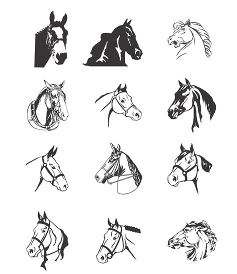 Horse Outline Tattoo