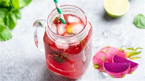 Exotic Dragon Fruit Lemonade A Refreshing Homemade Recipe Dragon Fruit Lover