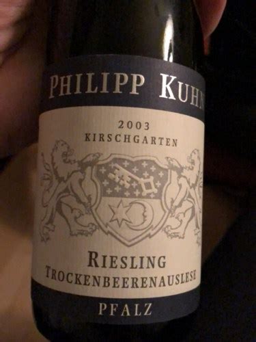 Philipp Kuhn Kirschgarten Riesling Trockenbeerenauslese Vivino US