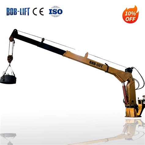 Hydraulic Knuckle Boom Bob Lift Manipulator Telescopic Ship 6t Marine