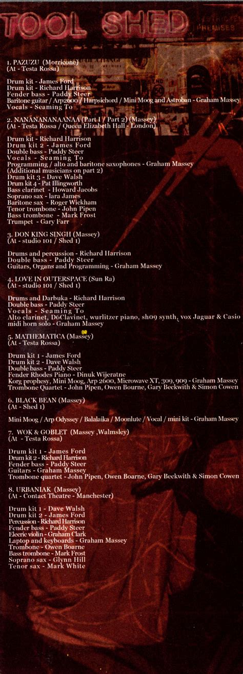 Toolshed Discography - Toolshed - Album