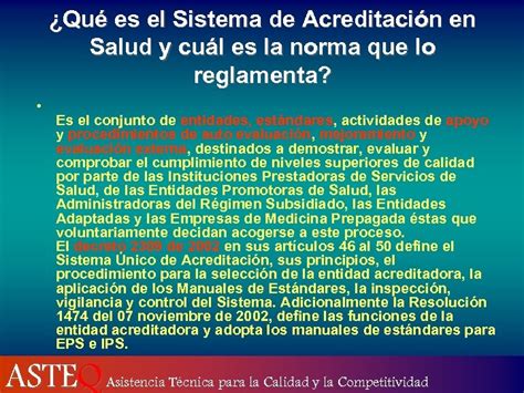 Inicio Del Proceso De AcreditaciÓn En Salud