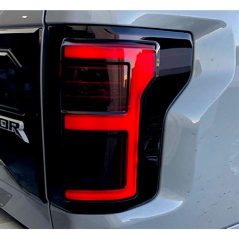 Recon 264268ledrbk Ford F150 15 17 And Ford Raptor 17 19 Red Smoked Tail Lights Led