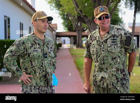 U S Navy Capt Mike Aiena Commanding Officer Of Naval Surface Warfare