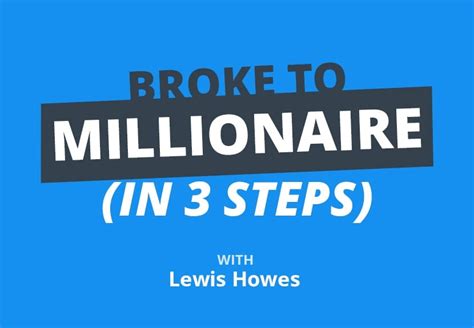 The Step Formula To Go From Broke To Millionaire In