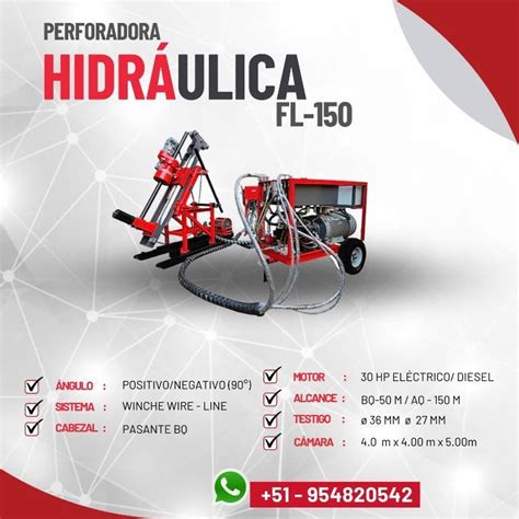 Perforadora Hidraulica Fl Equipo Para Proyectos Mineros Arequipa