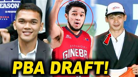 PBA DRAFT 2024 Napili Ng Ginebra Si RJ Abarrientos Number 1 Si