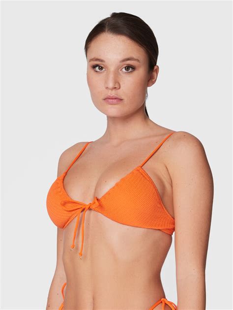 Seafolly Góra od bikini Sea Dive 31393 861 Pomarańczowy Modivo pl