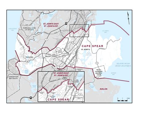 Cape Spear Maps And Boundary Descriptions Representation