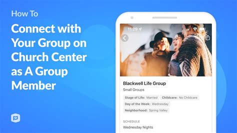 How To Connect With Your Group On Church Center As A Group Member Youtube