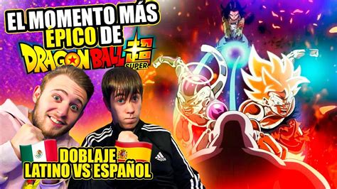 ESPAÑOLES REACCIONAN al DOBLAJE LATINO de DRAGON BALL GOKU y FREEZER