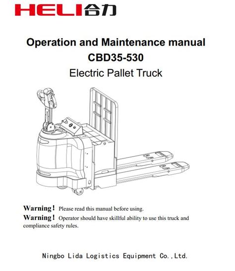 Heli Forklift CDD14-920 Parts Catalog PDF