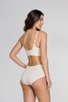 Calcinha Hot Pant Em Viscose Sol Natural Jescri Lingerie De