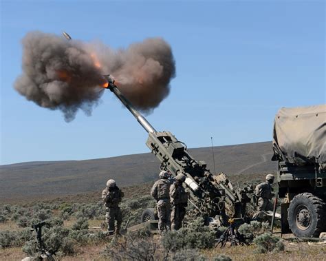 DVIDS - Images - 1-37 Field Artillery at YTC firing a M777 howitzer ...