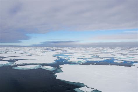 Breathtaking Views Of The Arctic Pack Ice Near Svalbard Stock Photo ... 