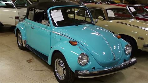 1974 Vw Super Beetle Convertible 1600cc Youtube