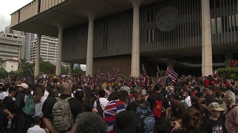 Ceremony Marks 125 Years Since Overthrow Of Kingdom Of Hawaii