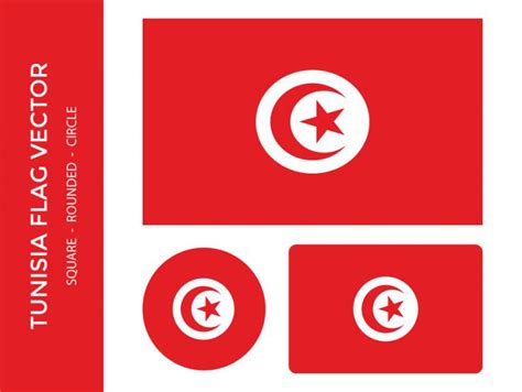 Tunisia Flag Vector - Frebers