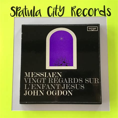 Messiaen, John Ogdon - Vingt Regards Sur L'Enfant-Jésus - UK IMPORT - double vinyl record album LP