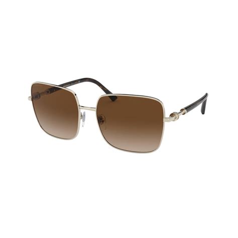 Bvlgari Bv Pale Gold Sunglasses Woman