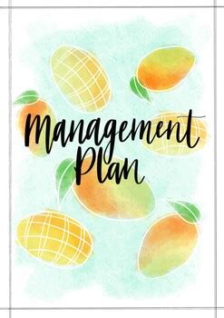 management plan title page  paiten preissl tpt