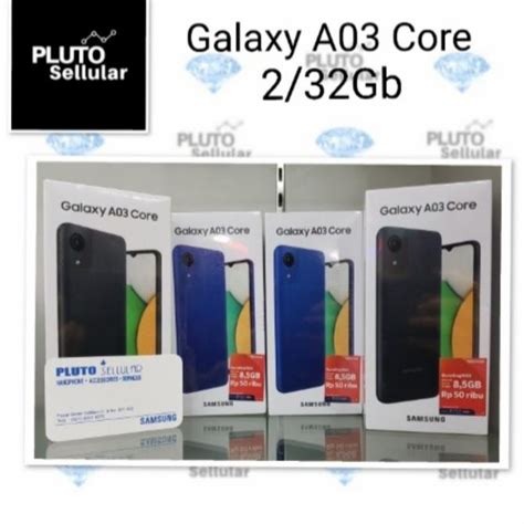 Jual SAMSUNG GALAXY A03 CORE 2 32GB GRS RESMI SEIN Shopee Indonesia