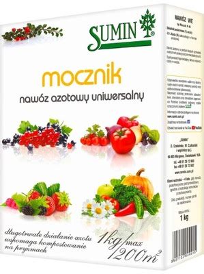 Mocznik nawóz azotowy uniwersalny 1 kg Sumin 12925910949