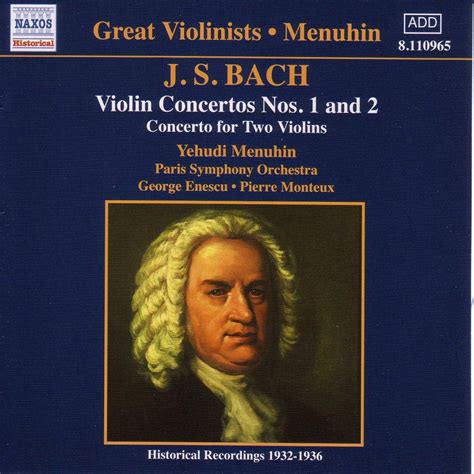 Johann Sebastian Bach Violinkonzerte Bwv Cd Jpc