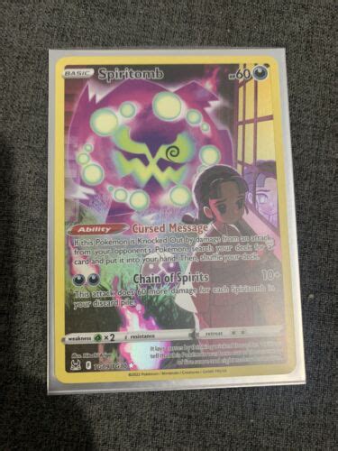 Pokémon Tcg Spiritomb Lost Origin Trainer Gallery Tg09tg30 Holo Ultra