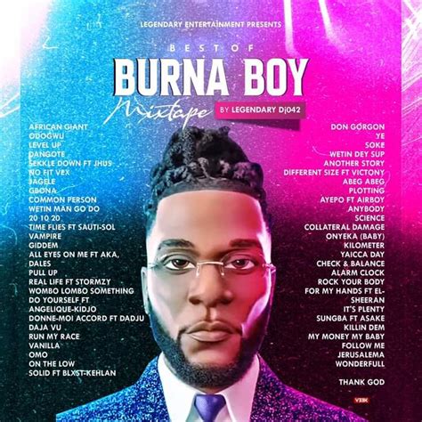 New Best Of Burna Boy Songs Mixtape Legendary Dj 042 Fast Download