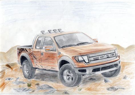 Ford Raptor Drawing At Getdrawings Free Download