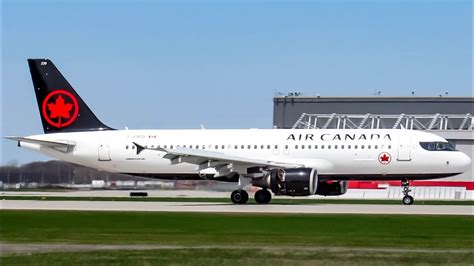 First Air Canada New Livery Airbus A320 Landing Departing 52 Off