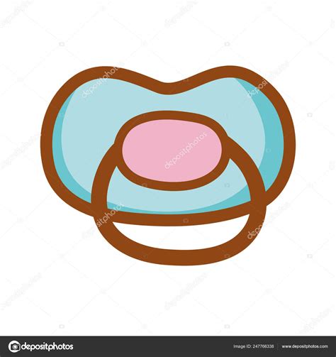 Baby Pacifier Cartoon Stock Vector Image By ©stockgiu 247766338