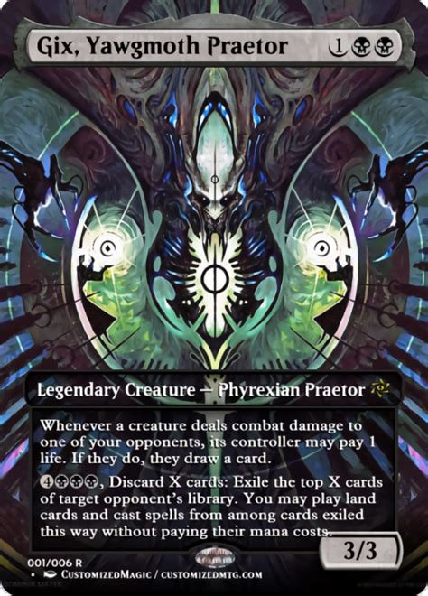 Gix Yawgmoth Praetor Magic The Gathering Proxy Cards