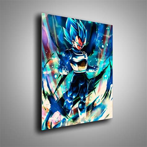 Cuadro Metalico Dragon Ball Super Vegeta Aluminio Lamina Meses Sin