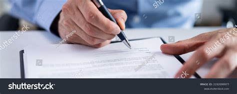 Legal Document Signature Compliance Form Paperwork Stock Photo ...