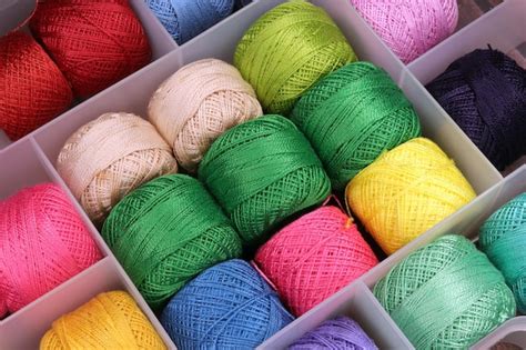 Premium Photo Colored Threads For Embroidery