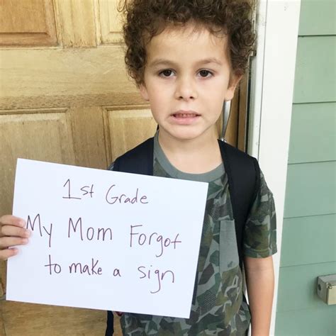 This Kid's First-Day-Of-School Sign Is The Most Realistic One Yet ...