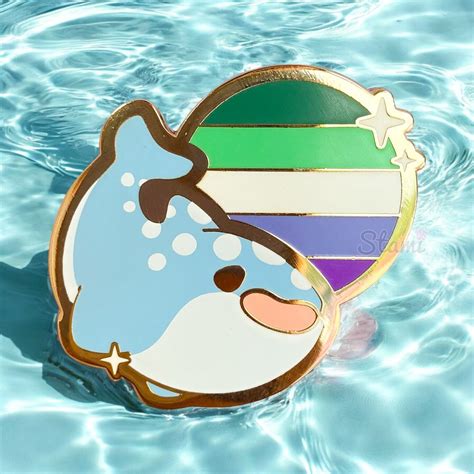 Gay MLM Whale Pin Stami Studios