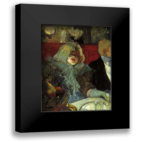 Toulouse Lautrec Henri X Black Modern Framed Museum Art Print