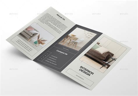 Interior Design Trifold Brochure By Bourjart Graphicriver