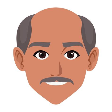 Man face avatar cartoon 1609656 Vector Art at Vecteezy