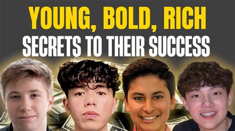 Rising Teen Entrepreneurs Secrets To Their Success Youtube