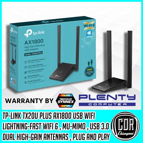 Tp Link Archer Tx U Plus Ax Wifi Dual Antennas High Gain