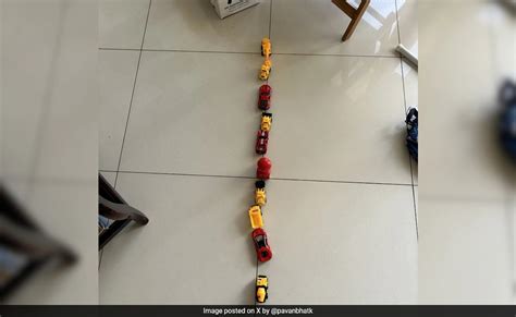 A 2 Year Old S Apt Representation Of Bangalore And Its Infamous Traffic