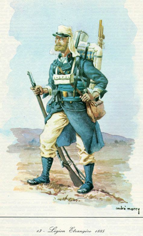 Legion Etrangere Tenue Blanc 1885 French Armed Forces French Army