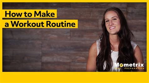 How To Make A Workout Routine Youtube