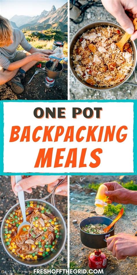 One Pot Backpacking Meals To Make Trailside Cooking Easy Fresh Off